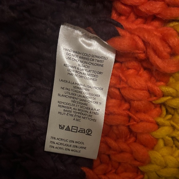 Free People Multicolor Chunky Knit Cardigan - Picture 5 of 6